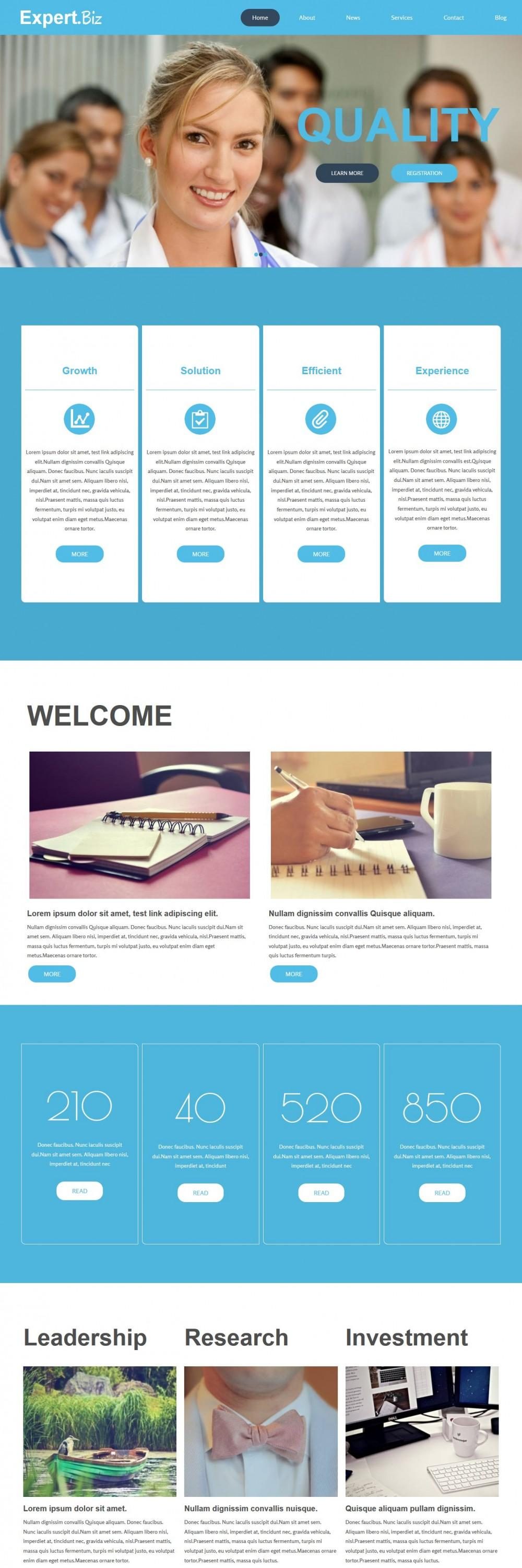 Expert Biz - Business Joomla Template for Expert Advisor