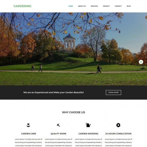 Gardening - Eco Nature/Garden Joomla Template