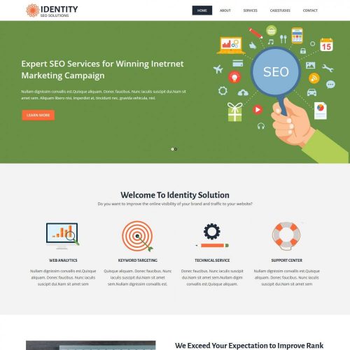 Identity - Digital Marketing/SEO Joomla Template