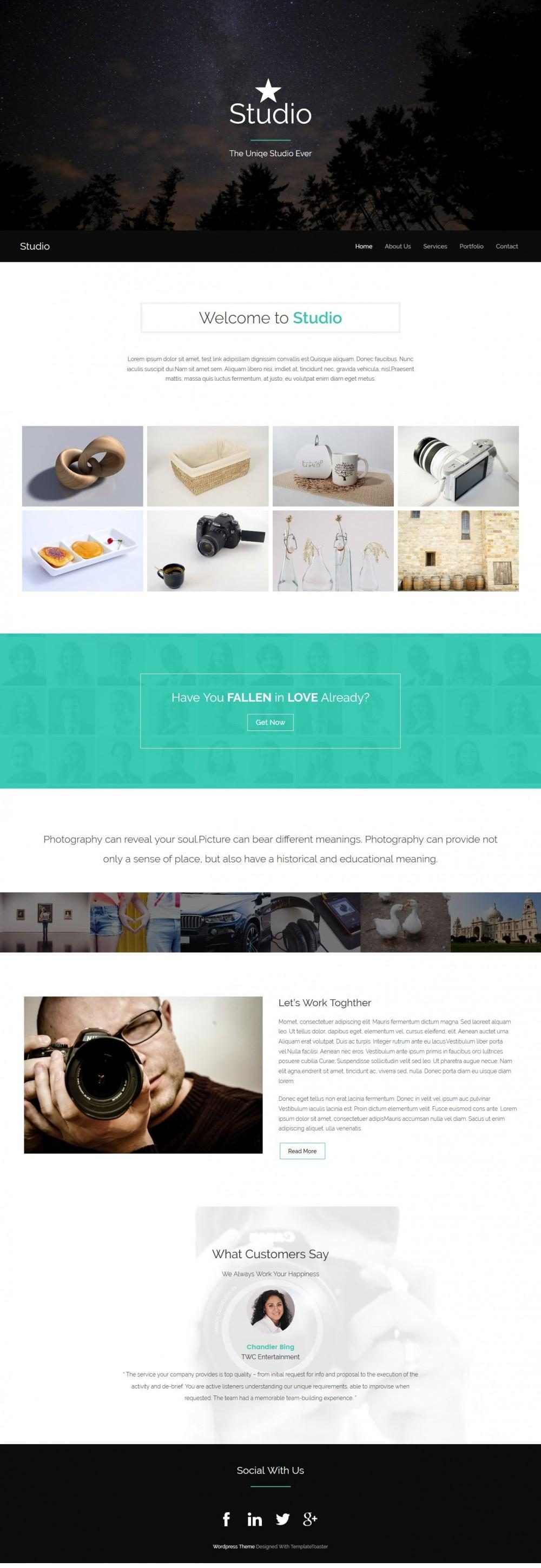 Studio - Creative Joomla Template of Photography Studio