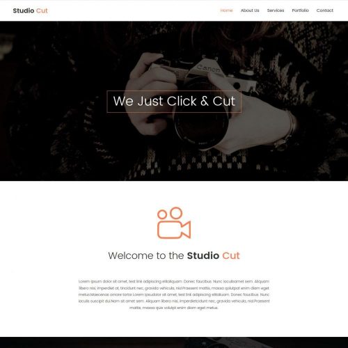 Studio Cut - Creative Photography Joomla Template