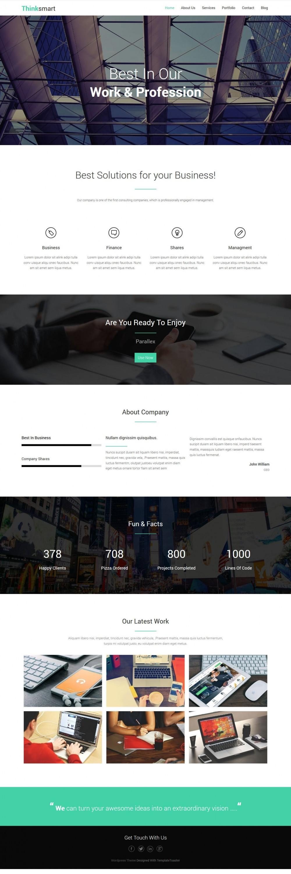 Thinksmart - Business Solutions Joomla Template