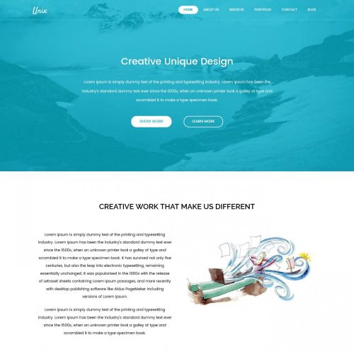 Unix - Joomla Template for Web Agencies