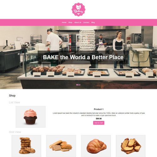 Bakery WooCommerce Theme