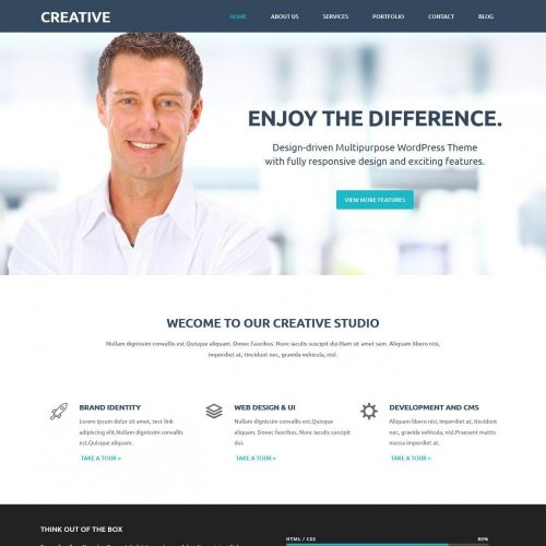 Creative - Premium Web Design WordPress Theme