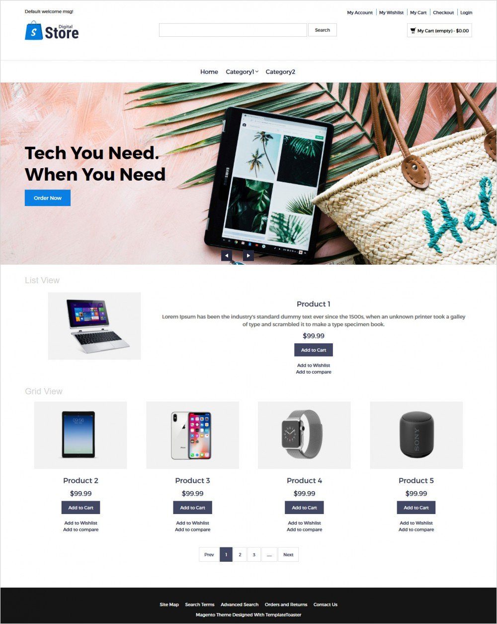 Digital Store - Digital Products Magento Theme