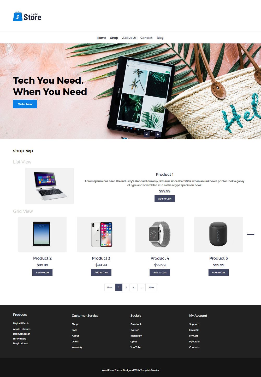 Digital Store Digital Products WooCommerce Theme