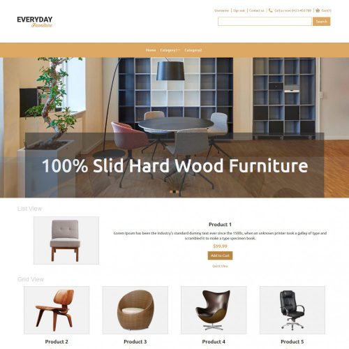 Everyday Furniture PrestaShop Theme