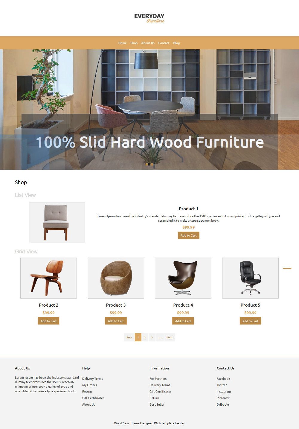 Everyday Furniture WooCommerce Theme