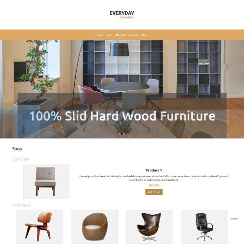 Everyday Furniture WooCommerce Theme