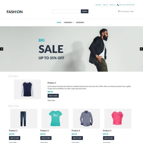 Fashion - Clothing Shop PrestaShop Theme