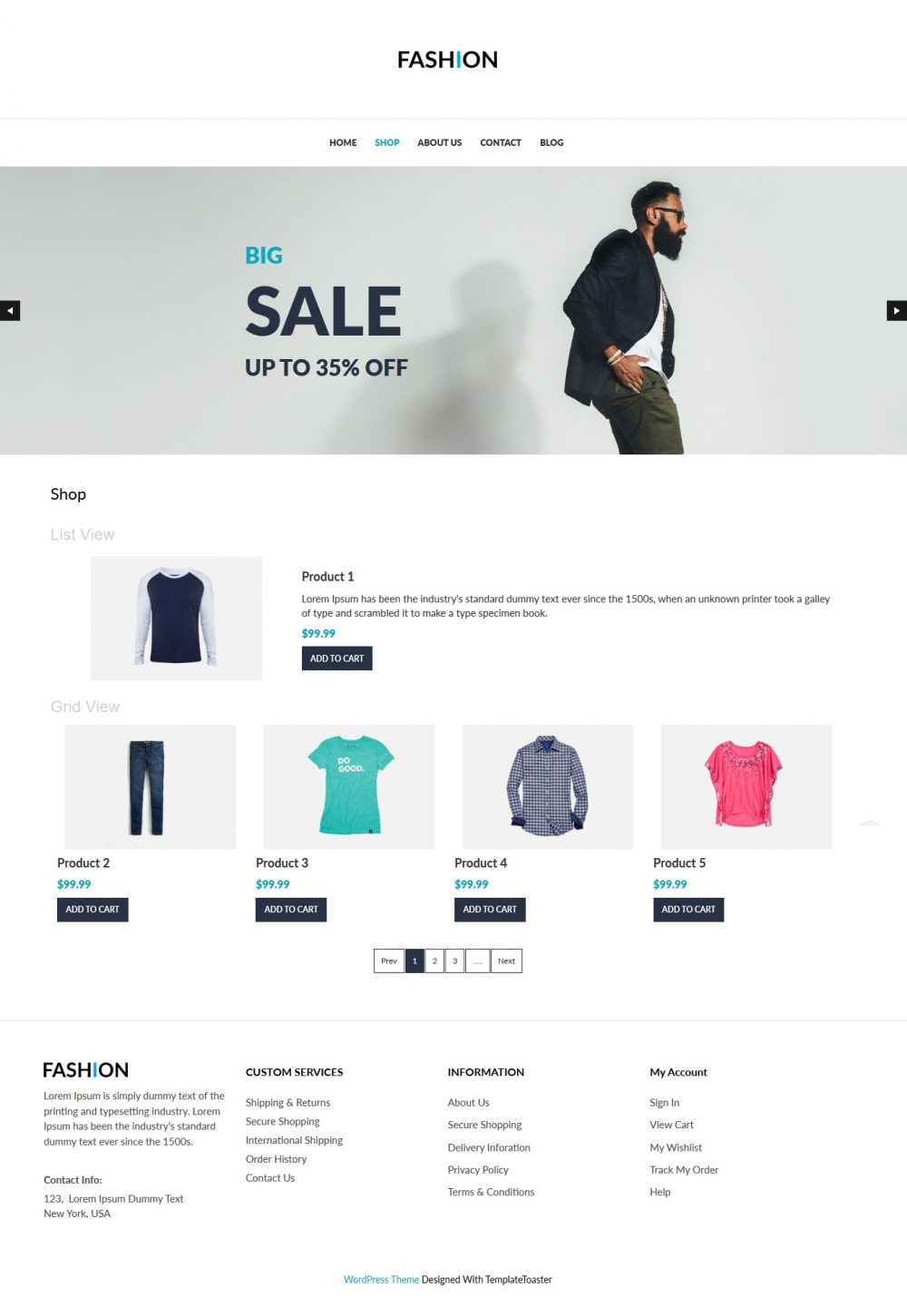 Fashion - Clothing Shop WooCommerce Theme