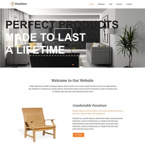 Furniture - WordPress theme for Furniture Enterprises