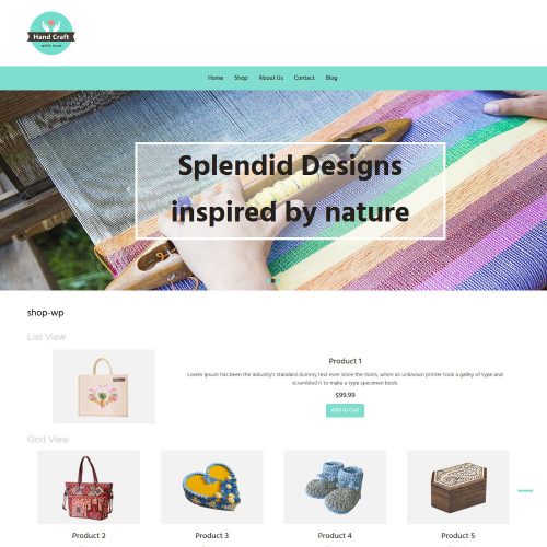 Hand Craft Items WooCommerce Theme