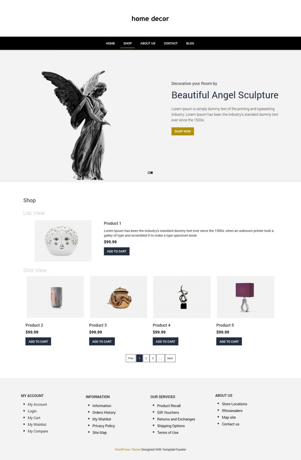 Home Decor - Home Interior Woocommerce Theme