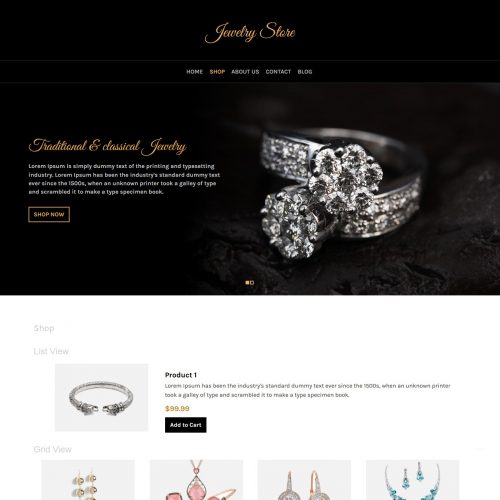 Jewelry Store - WooCommerce Theme