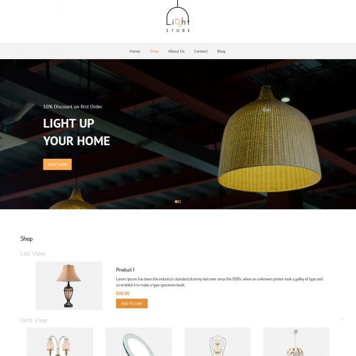 Light Store - WooCommerce Theme