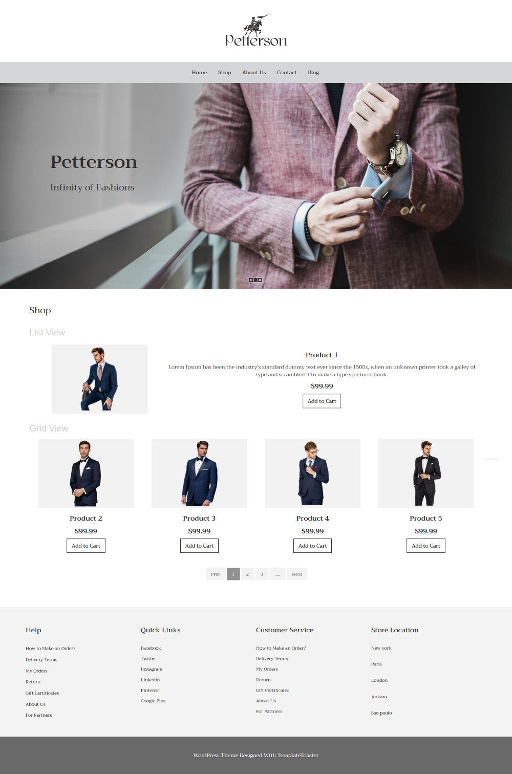 Pettersen Clothing WooCommerce Theme