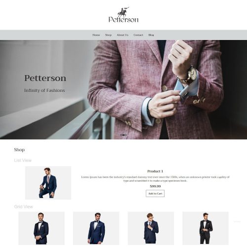 Pettersen Clothing WooCommerce Theme