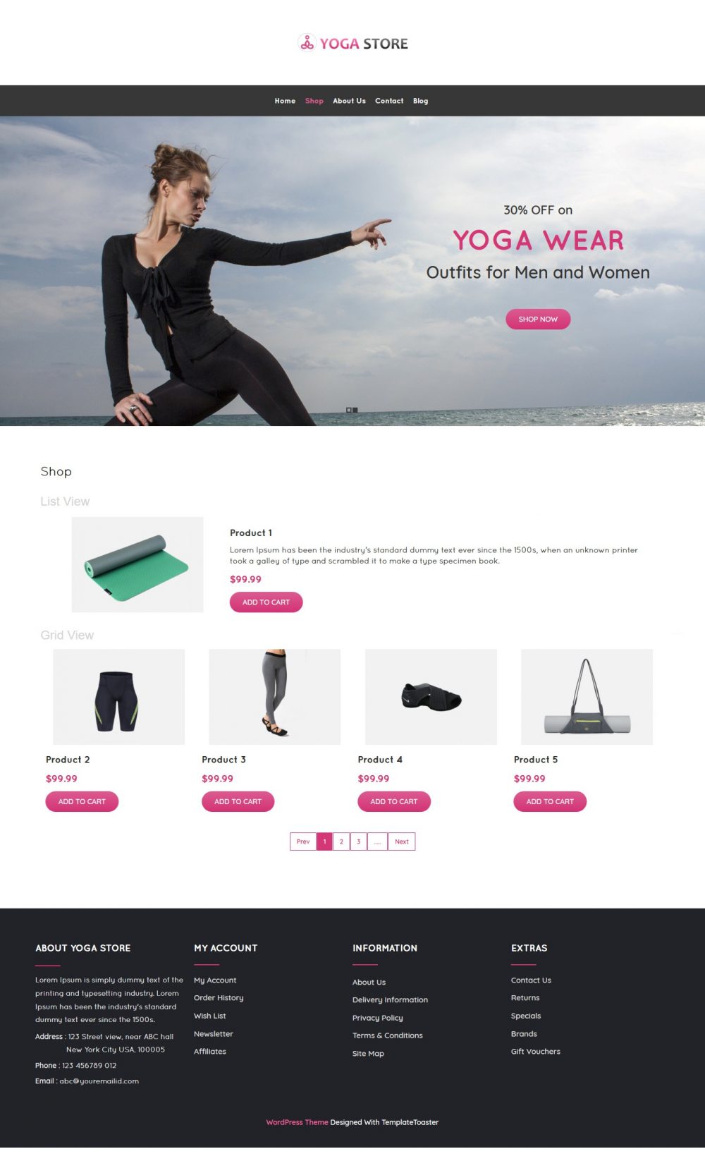 Yoga Store - Yoga Product Shop WooCommerce Theme