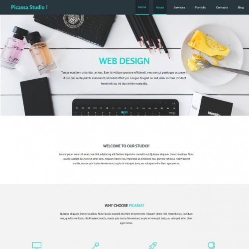 Picassa Design - Web Design WordPress Theme
