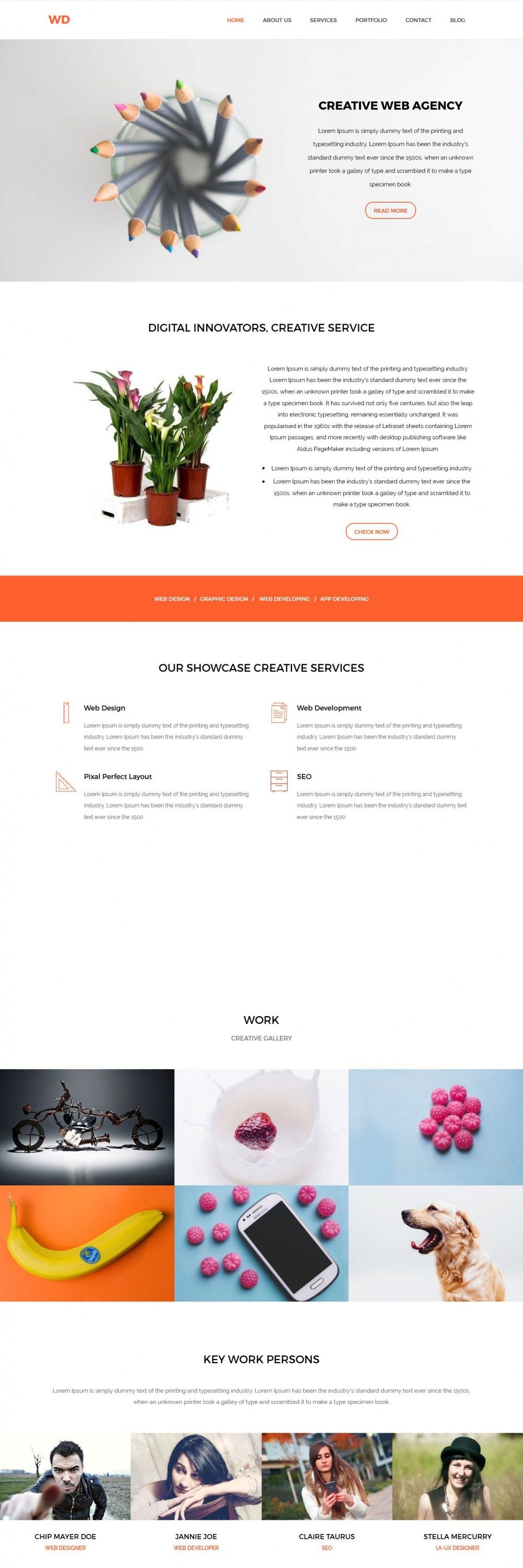 WD - WordPress Theme For Web Agencies