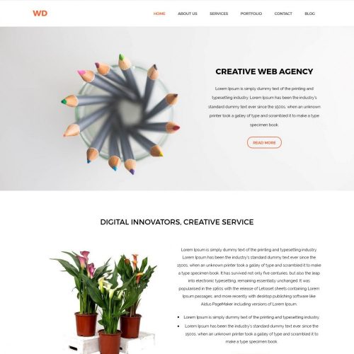 WD - WordPress Theme For Web Agencies