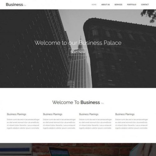 Business Consultant Marketing blogger template