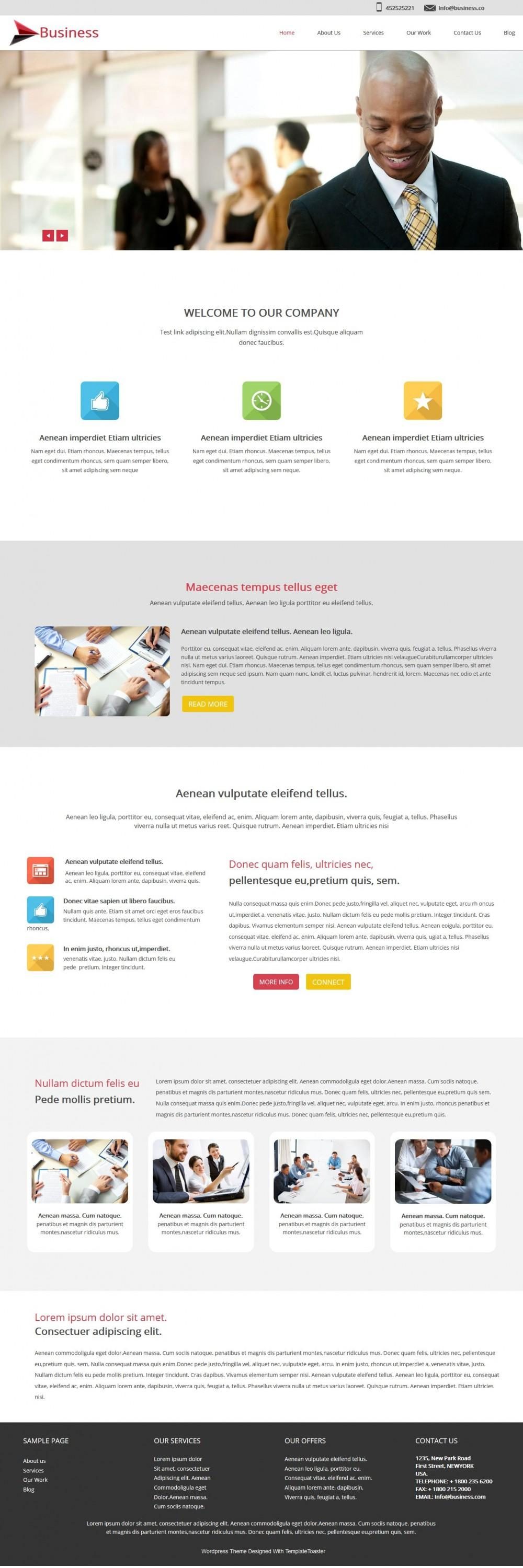 Business Octane Marketing Blogger Template