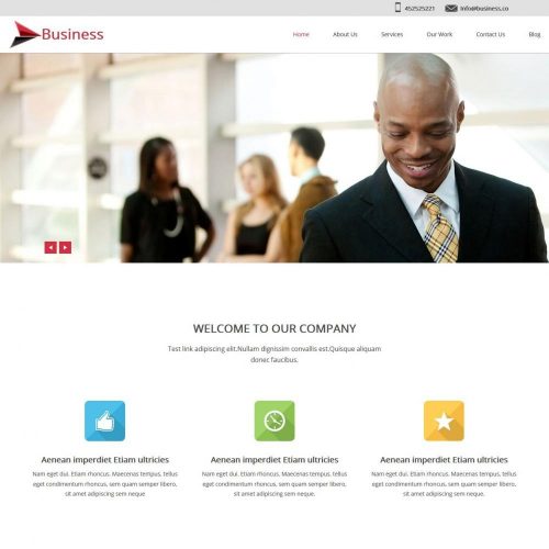 Business Octane Marketing Blogger Template