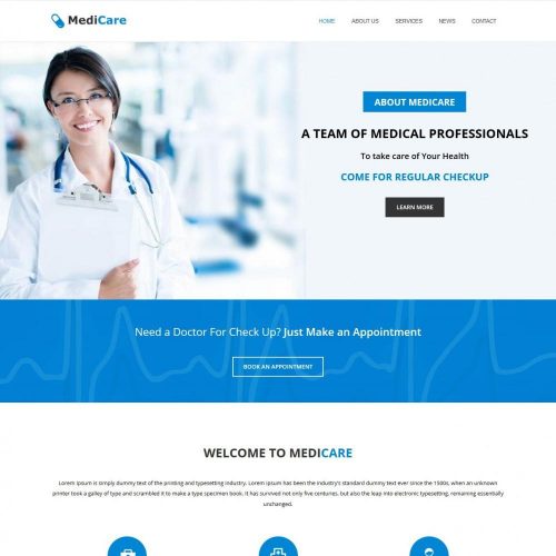 MediCare - Health Care Medical WordPress Theme