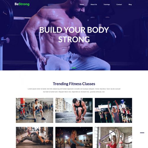 BeStrong Drupal Theme For Gym and Fitness Industry