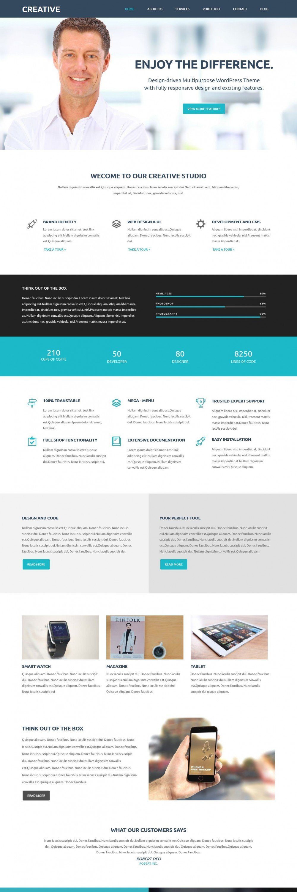 Creative Web Design Drupal Theme