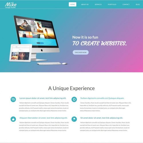 Mike – Creative Web Design Studio Drupal Theme