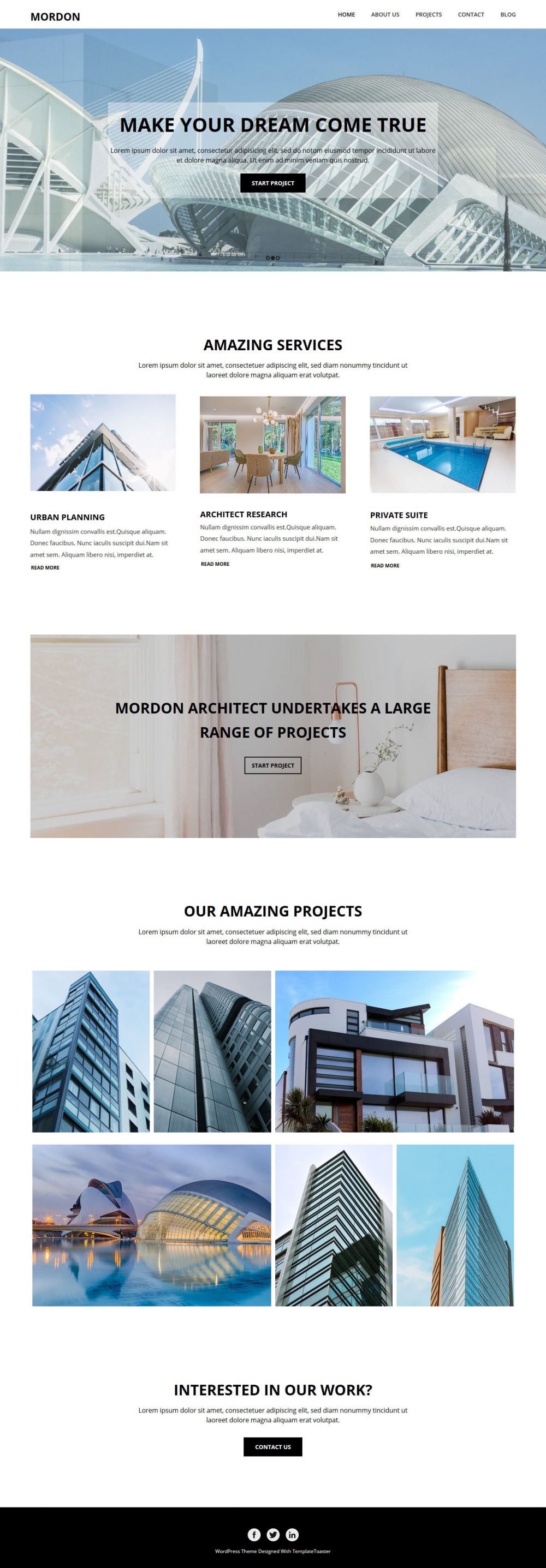 Mordon Architect WordPress Theme