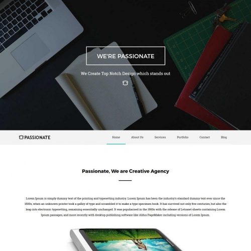 Passionate Web Design Agency Drupal Theme