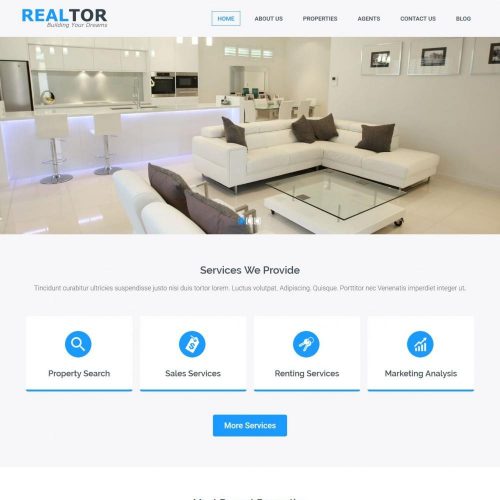 Realtor Real Estate HTML Template