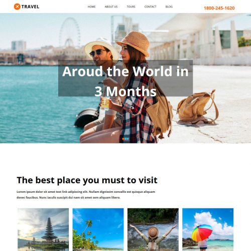 Travel Blogger Template