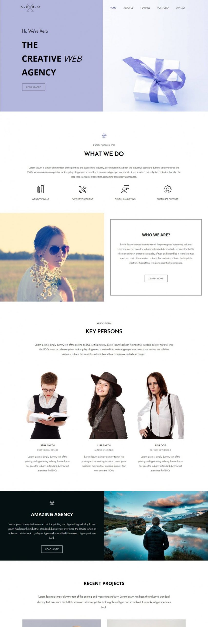 Xero – Web Agency Drupal Theme - TemplateToaster