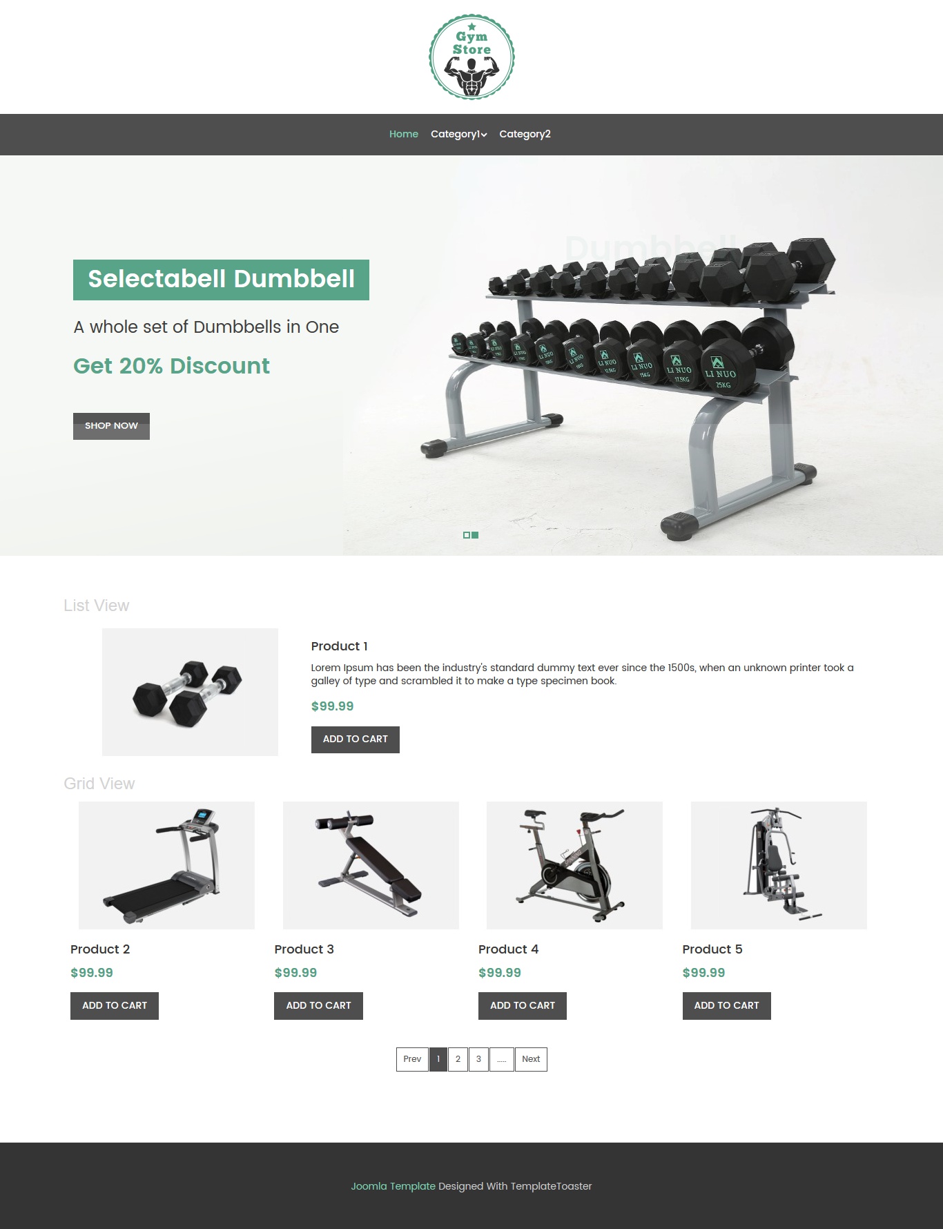 fitness equipment shop