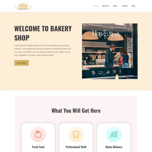 Bake - Bakery Food Shop WordPress Theme