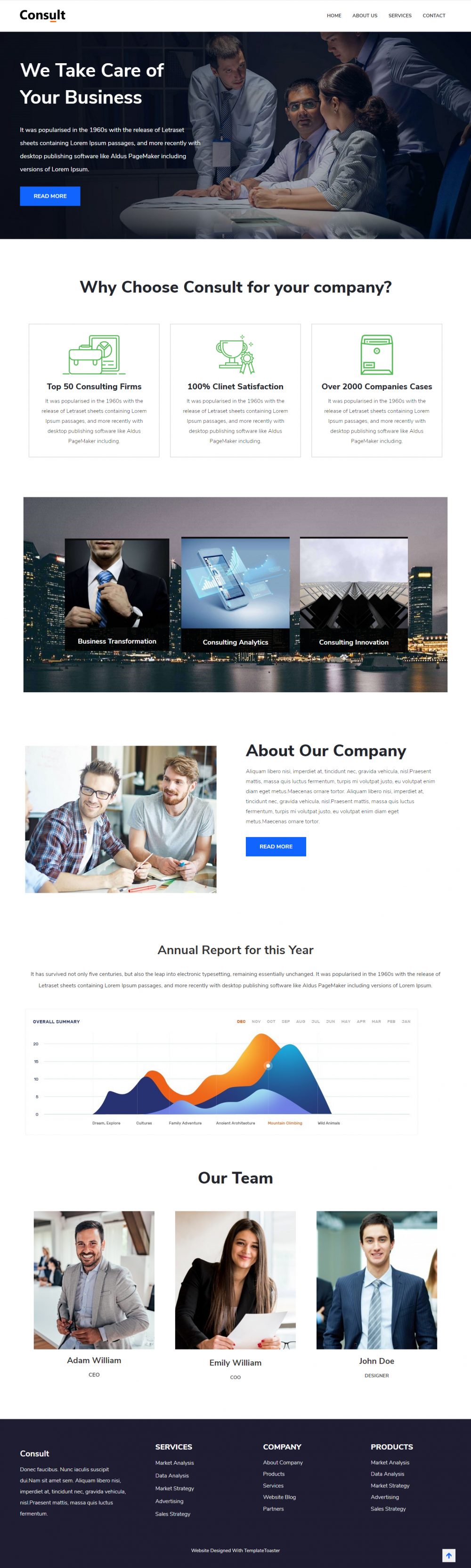 Consult - Business Consulting Blogger Template