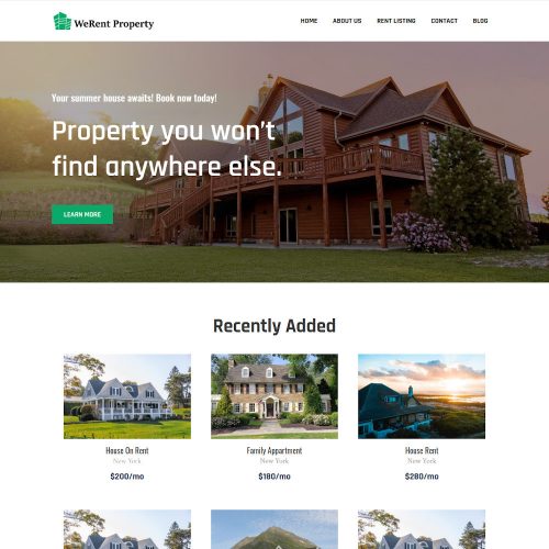Rent Property - Real Estate & Property Rent Service Joomla Template