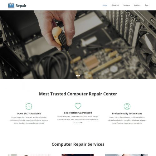 Repair - Computer Repair & Mobile Repair Service Blogger Template