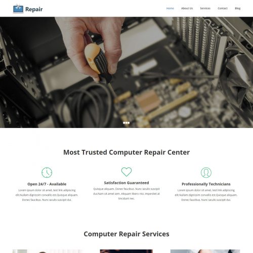 Repair - Computer Repair & Mobile Repair Service Template