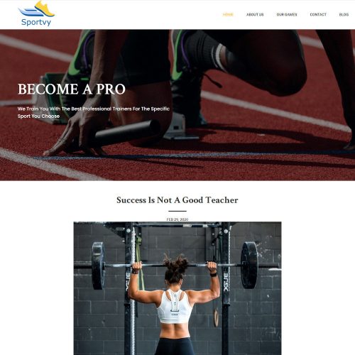 Sportvy - News and Updates Joomla Template