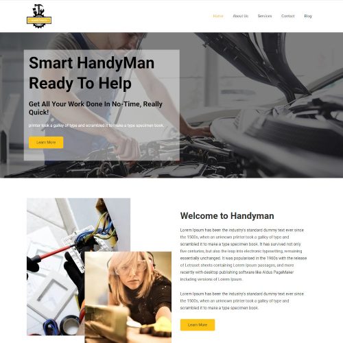 The Handyman - Multiple Service Provider Joomla Template