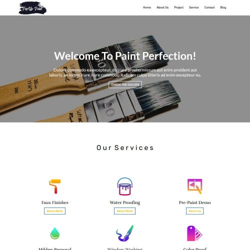 paint shop drupal theme