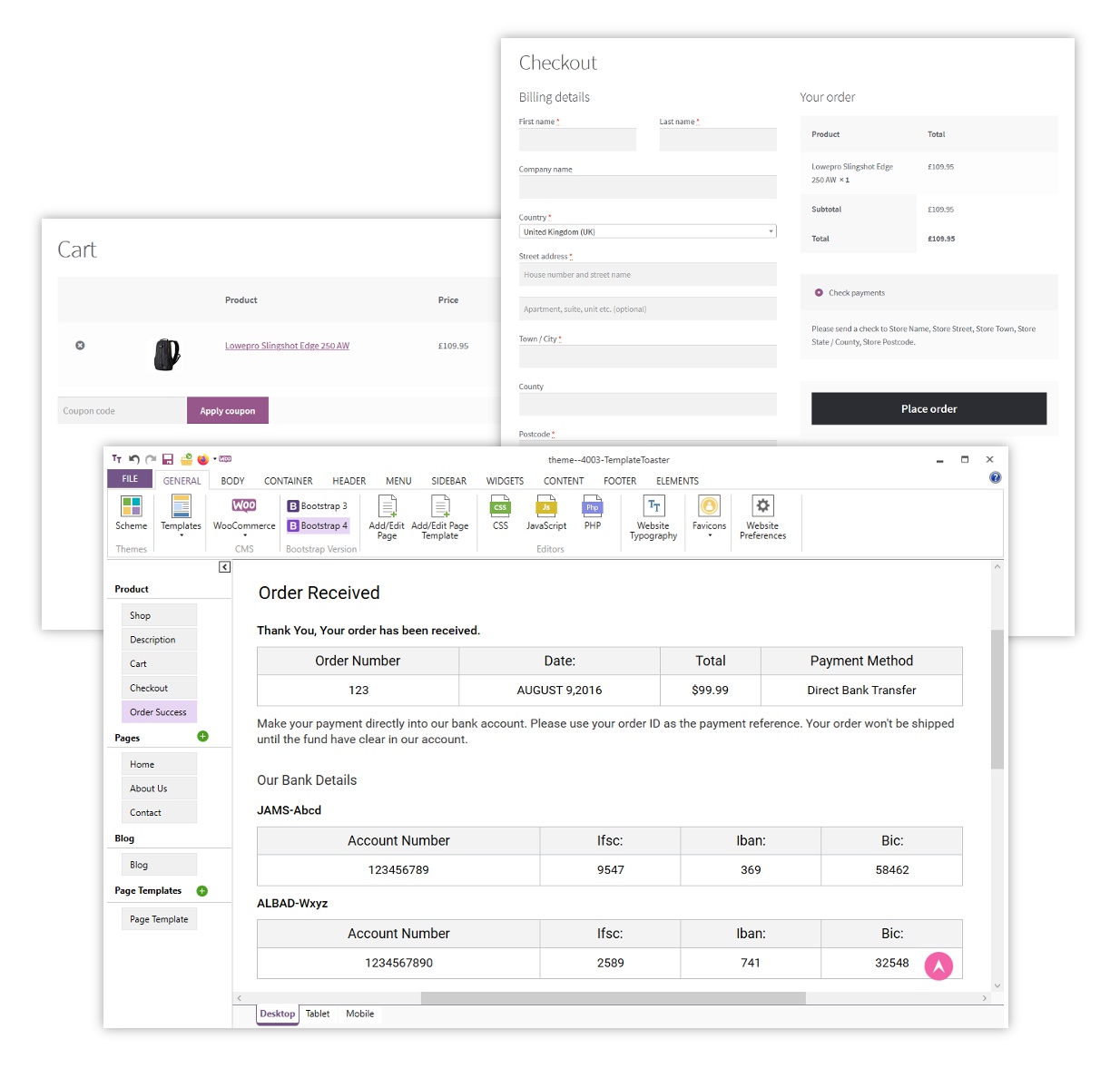 build custom checkout pages with woocommerce site builder