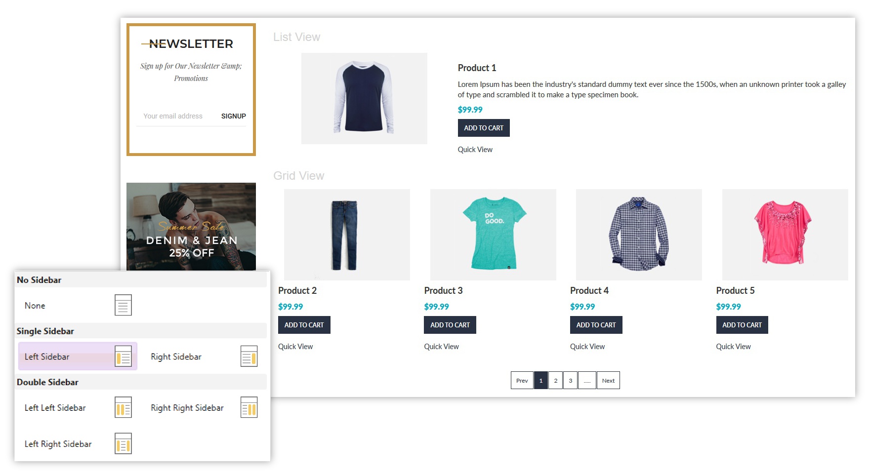 create custom layouts using prestashop page builder